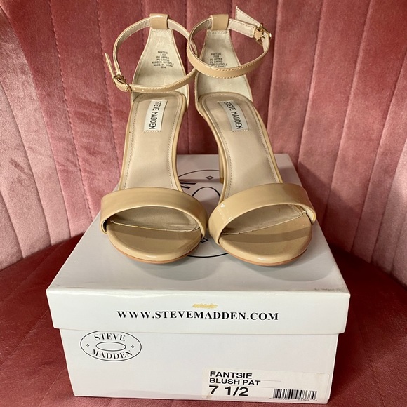 Steve Madden Shoes - STEVE MADDEN NUDE HEEL SANDAL- FANTSIE